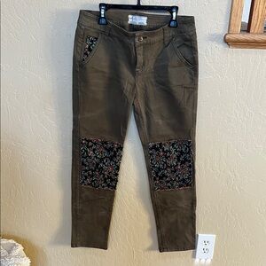 Free People Olive Green Casual Pants